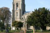<b>St Mary's Church Woolpit</b> - The parish church is dedicated to St. Mary and is said to be be one of the great churches of England. The oldest part of the church is the priest's door in the chancel built in 1200. <br>Its spire can be seen from miles around and its double hammerbeam roof, with over 200 angel carvings and other figures, is breathtaking. The carved figures on the ends of the pews, depicting dogs, monkeys and lions are also well worth a look.<br />